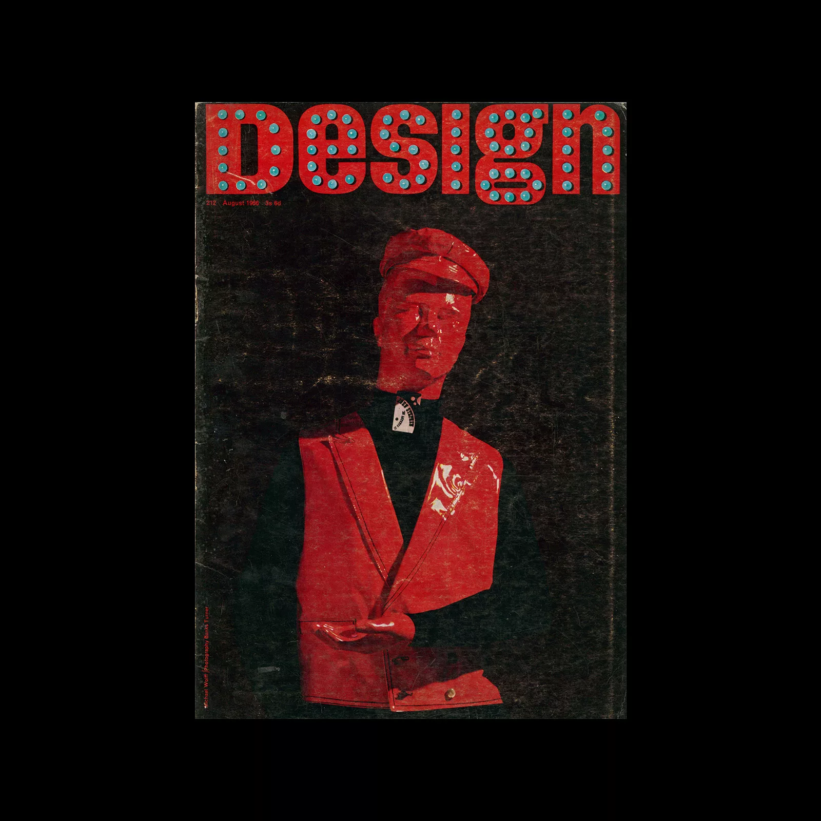 Design, Council of Industrial Design, 212, August 1966. Cover design by Michael Wolff