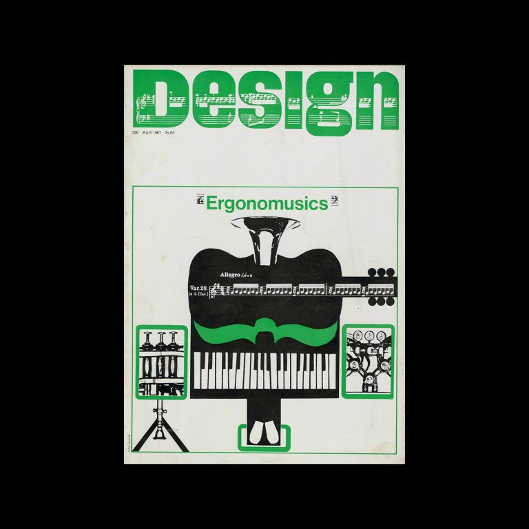 Design, Council of Industrial Design, 220, April 1967, Cover design by John Sewell