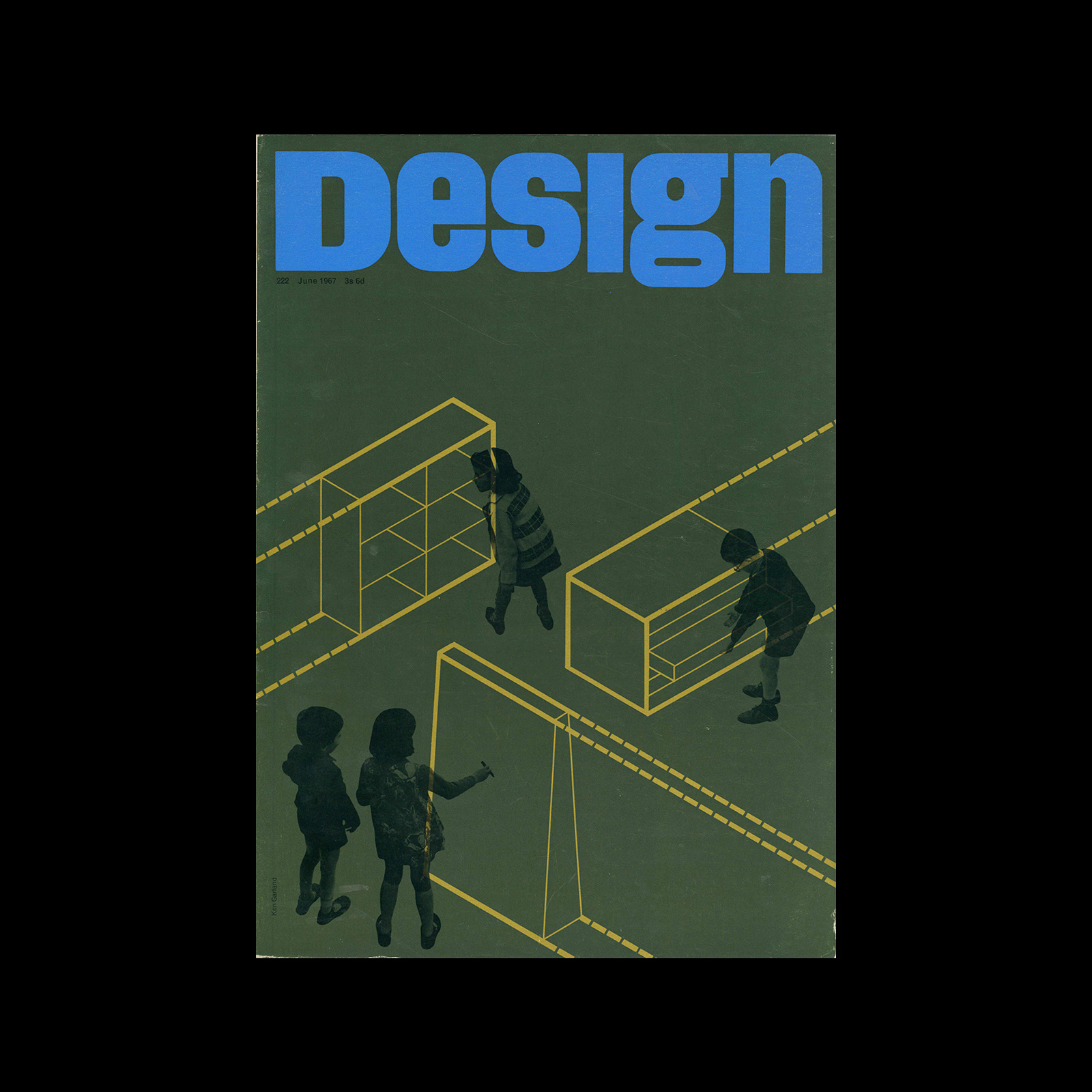 Design, Council of Industrial Design, 222, June 1967. Cover design by Ken Garland