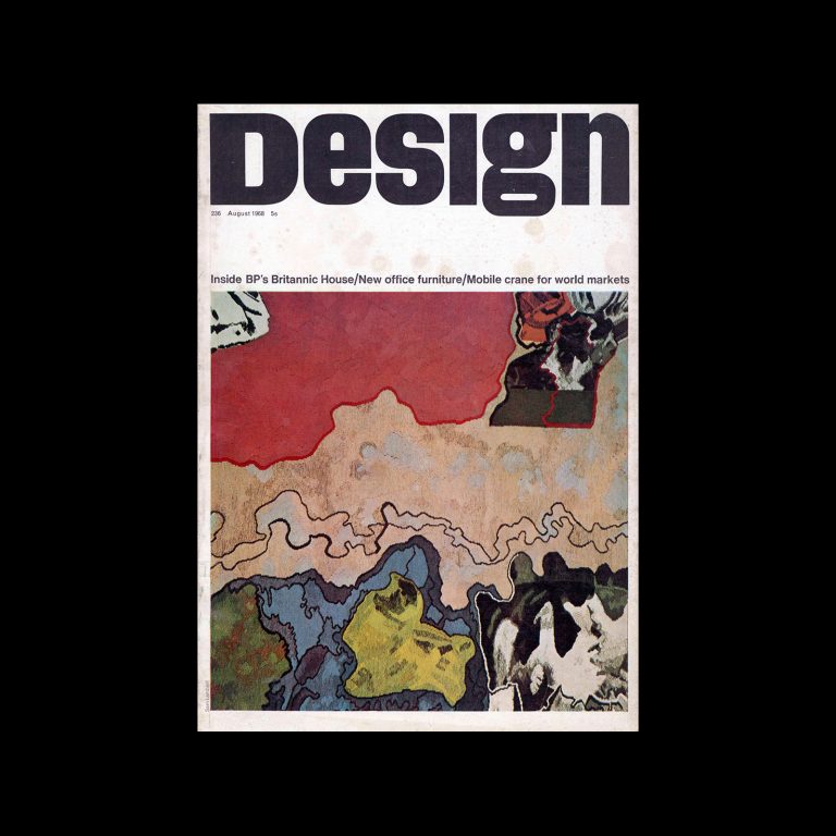 Design, Council of Industrial Design, 236, August 1968. Cover by Sam Lambert