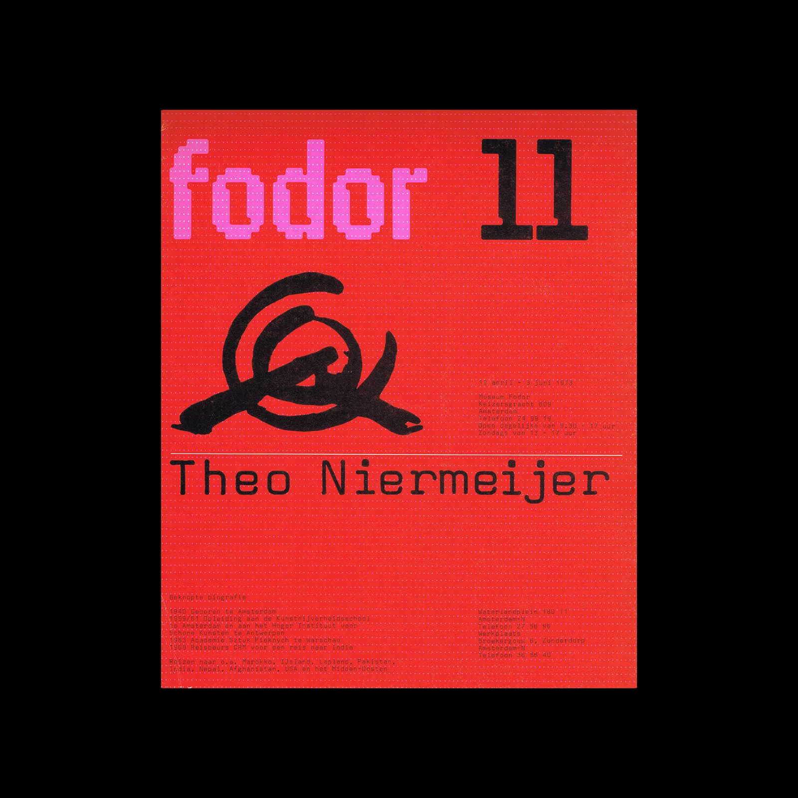 Fodor 11, 1973 - Theo Niermeijer. Designed by Wim Crouwel