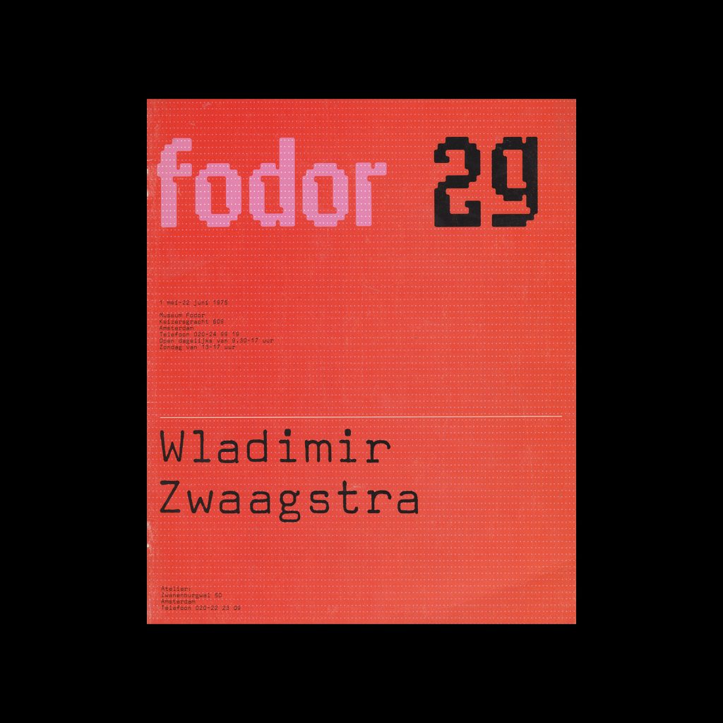 Fodor 29, 1975 – Wladimir Zwaagstra