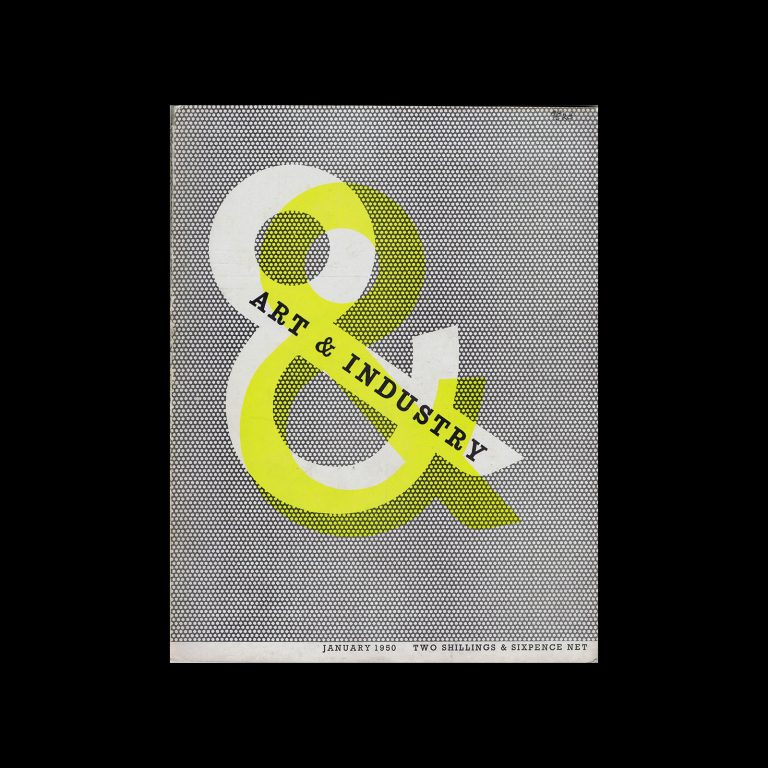 Art & Industry 283, January 1950. Cover design by Hans Schleger /Zero
