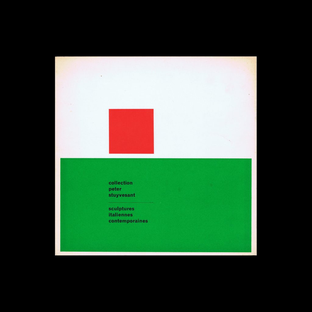 Collection Peter Stuyvesant, sculptures Italiennes contemporaines, Musée des Beaux Arts, 1966