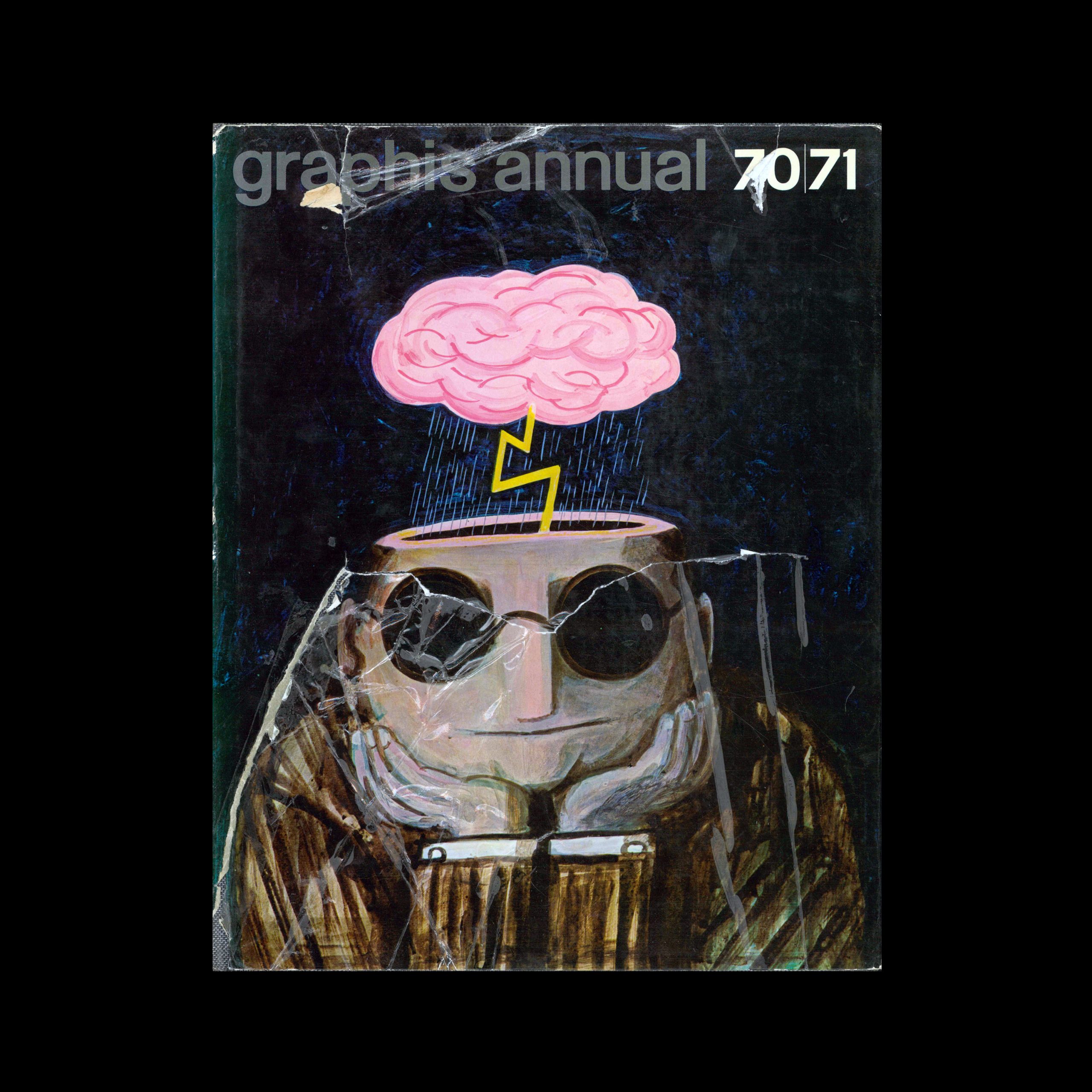 Graphis Annual 1970|71. Cover design by Tomi Ungerer