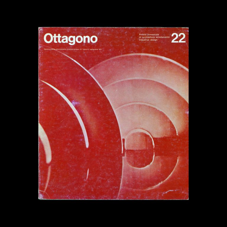 Ottagono 22, 1971. Designed by Unimark