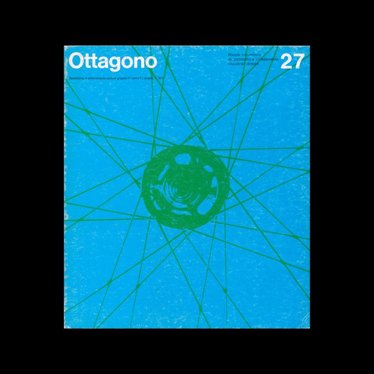 Ottagono 27, 1972. Designed by Unimark