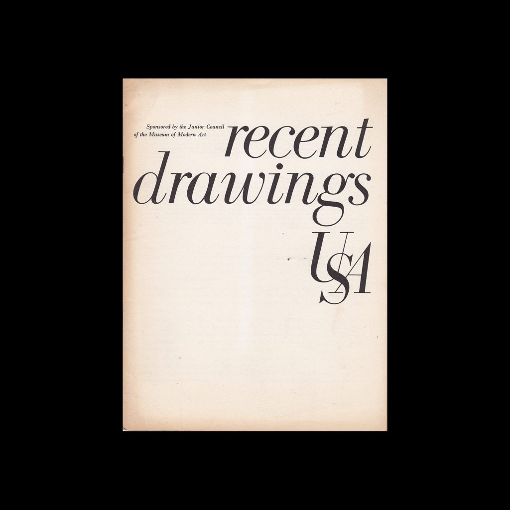 Recent Drawings USA, Museum of Modern Art, 1956