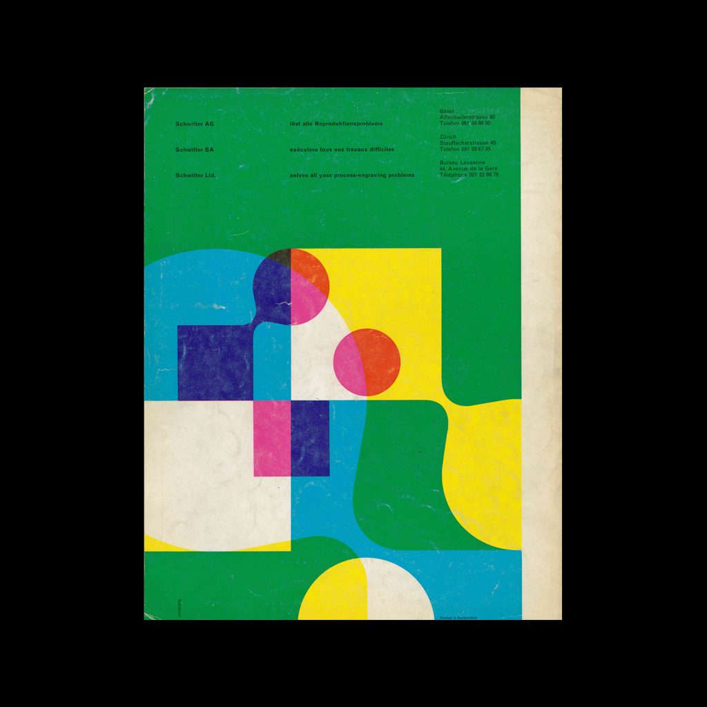 Schwitter AG, Advertisement, 1960