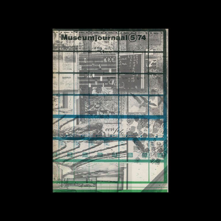 Museumjournaal, Serie 19 no5, 1974. Cover design by Frans Evenhuis