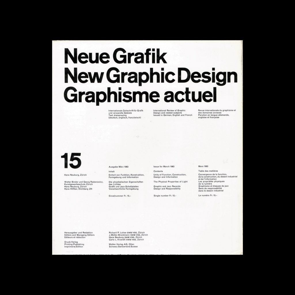 Hans Neuburg. 50 anni di grafica costruttiva, Electa, 1982