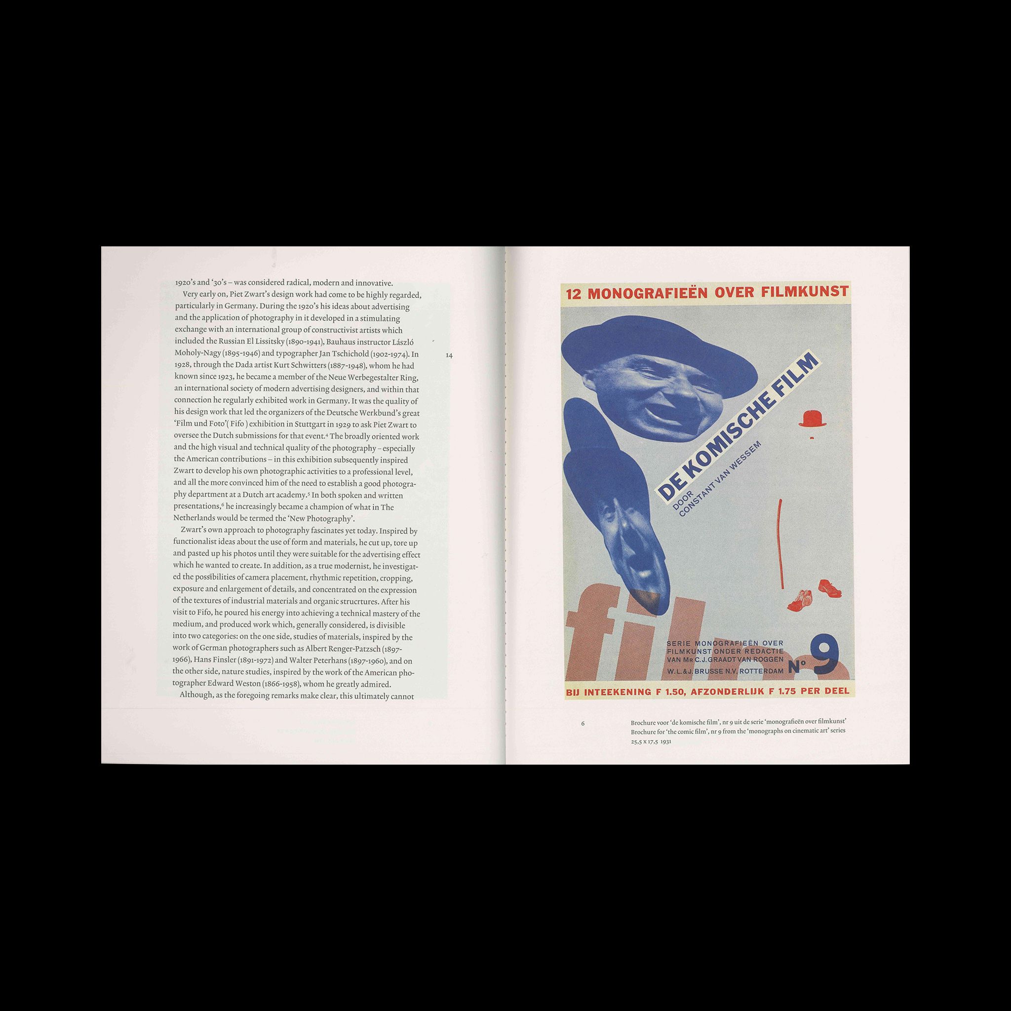 Piet Zwart, Stedelijk Museum, Amsterdam, 1996. Book design by Walter Nikkels