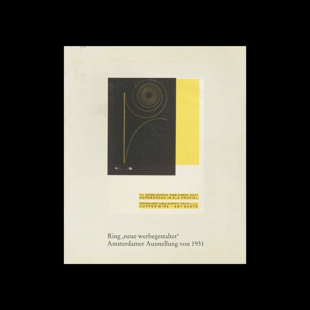 Ring neue werbegestalter, Amsterdamer Ausstellung 1931, 1990