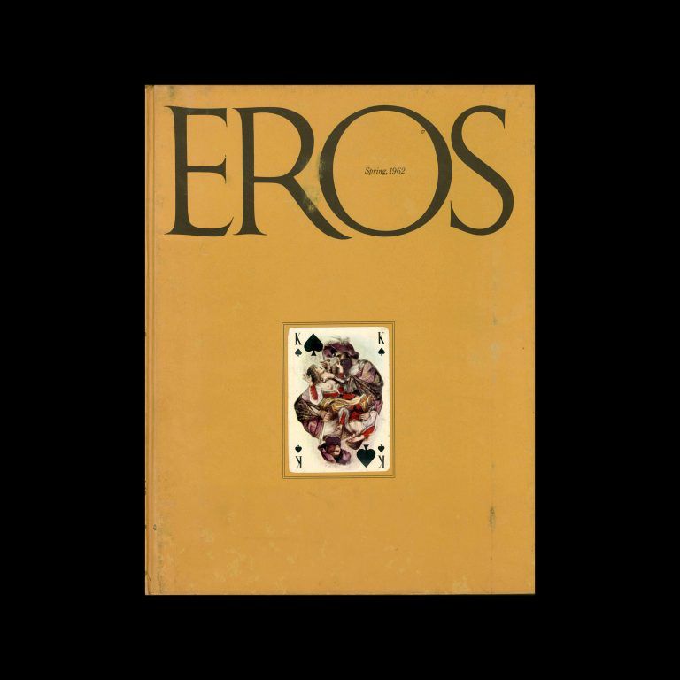 Eros, Spring 1962, Volume One, Number One. Designed by Herb Lubalin