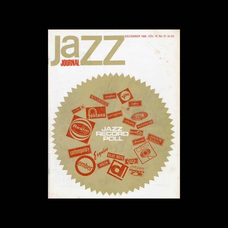 Jazz Journal, 12, 1966. Designed by Cal Swann