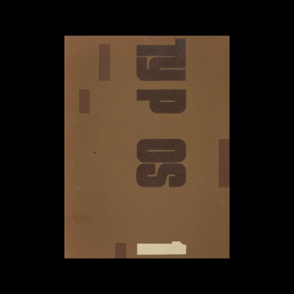 Typos 1, An International Journal of Typography, 1980