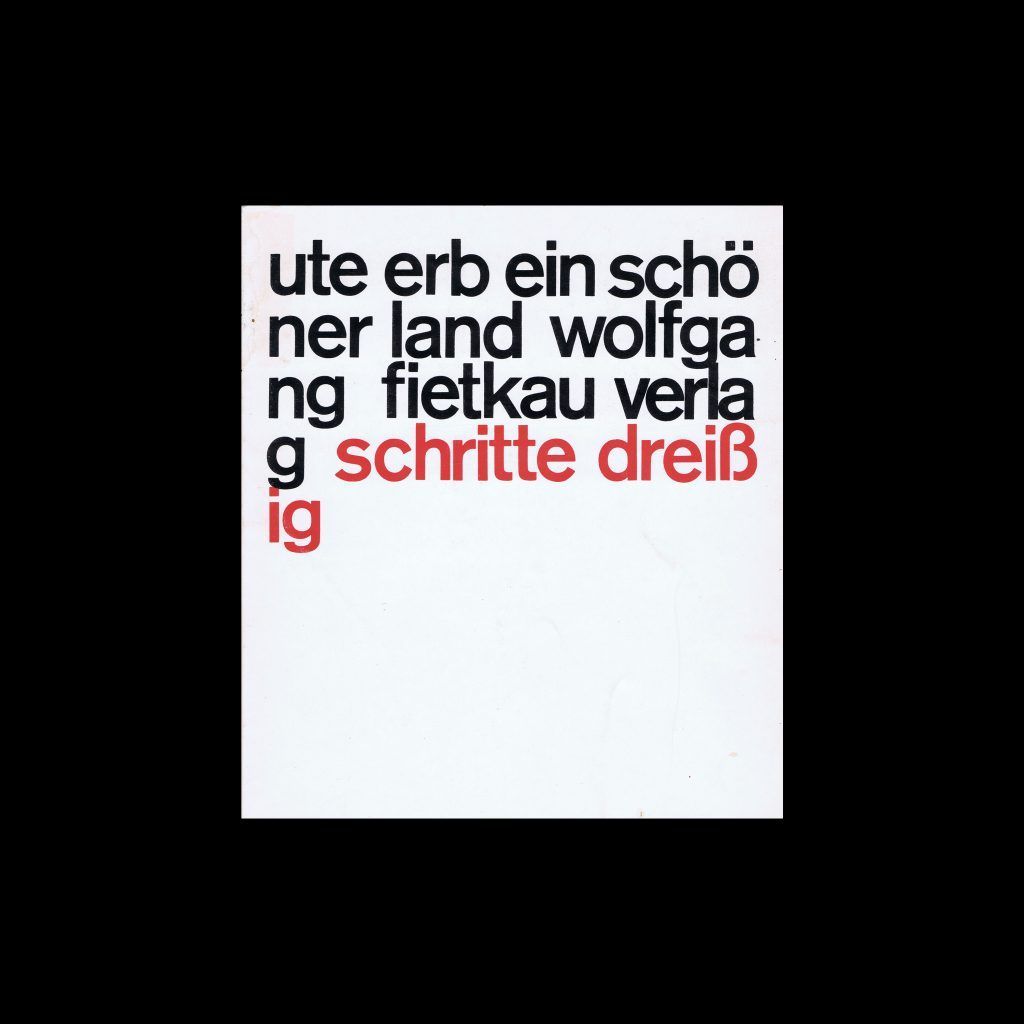 Ute Erb, Ein schöner Land, Wolfgang Fietkau Verlag, 1976