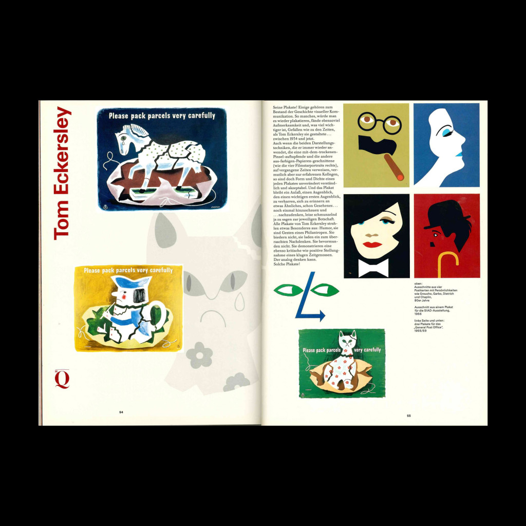 HQ- High Quality, Heft 26 2/1993. Tom Eckersley Feature
