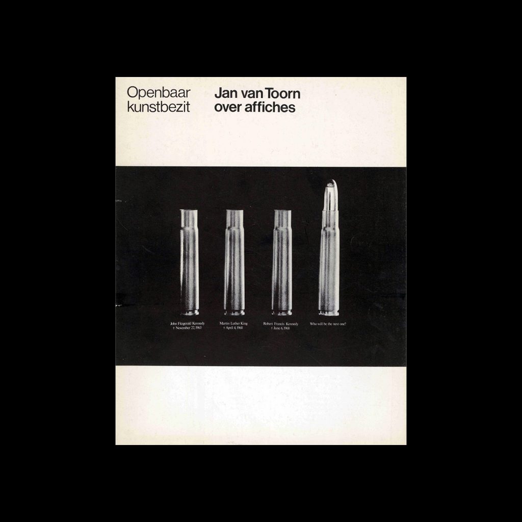 Jan van Toorn, Over Affiches, Openbaar Kunstbezit, 1973