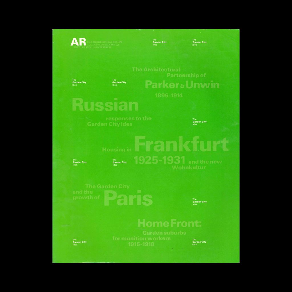 The Architectural Review Vol CLXIII, 976, 1978