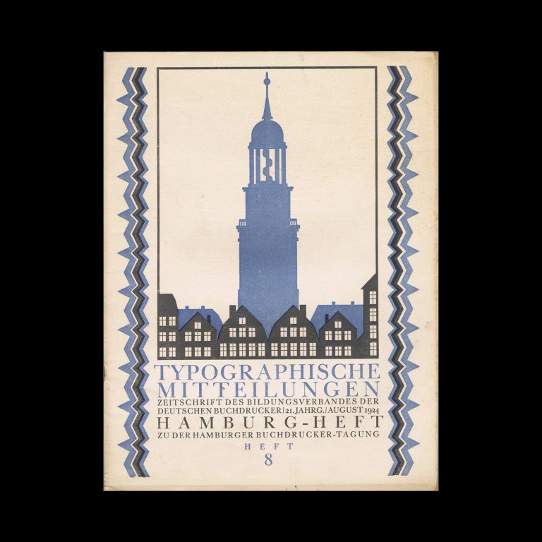 Typographische Mitteilungen, 21. Jahrgang, Heft 8, August 1924