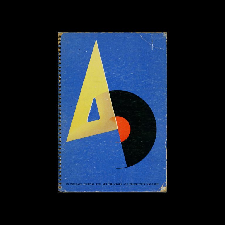 An Intimate Journal For Art Directors and Production Managers, Volume 7, Number 5, 1941. Cover design by Alex Steinweiss