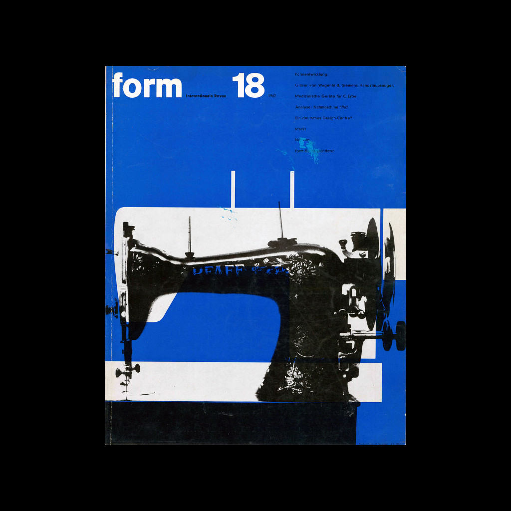 Form, Internationale Revue 18, 1962