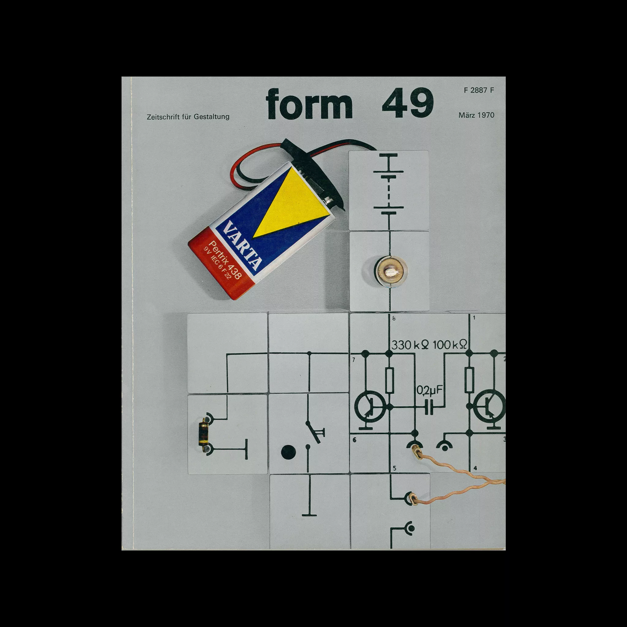 Form, Internationale Revue 49, March 1970. Designed by Karl Heinz Krug
