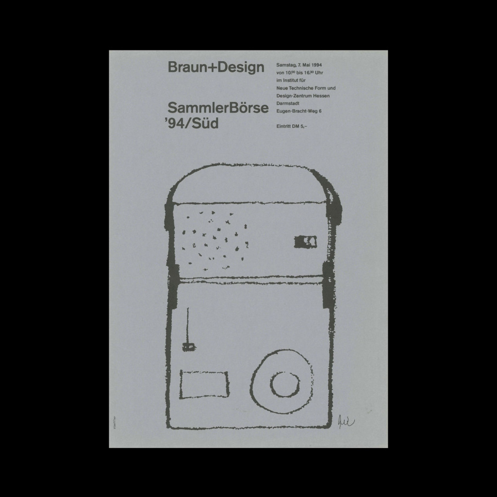 Braun+Design, SammlerBörse’ 94/Süd, 1994