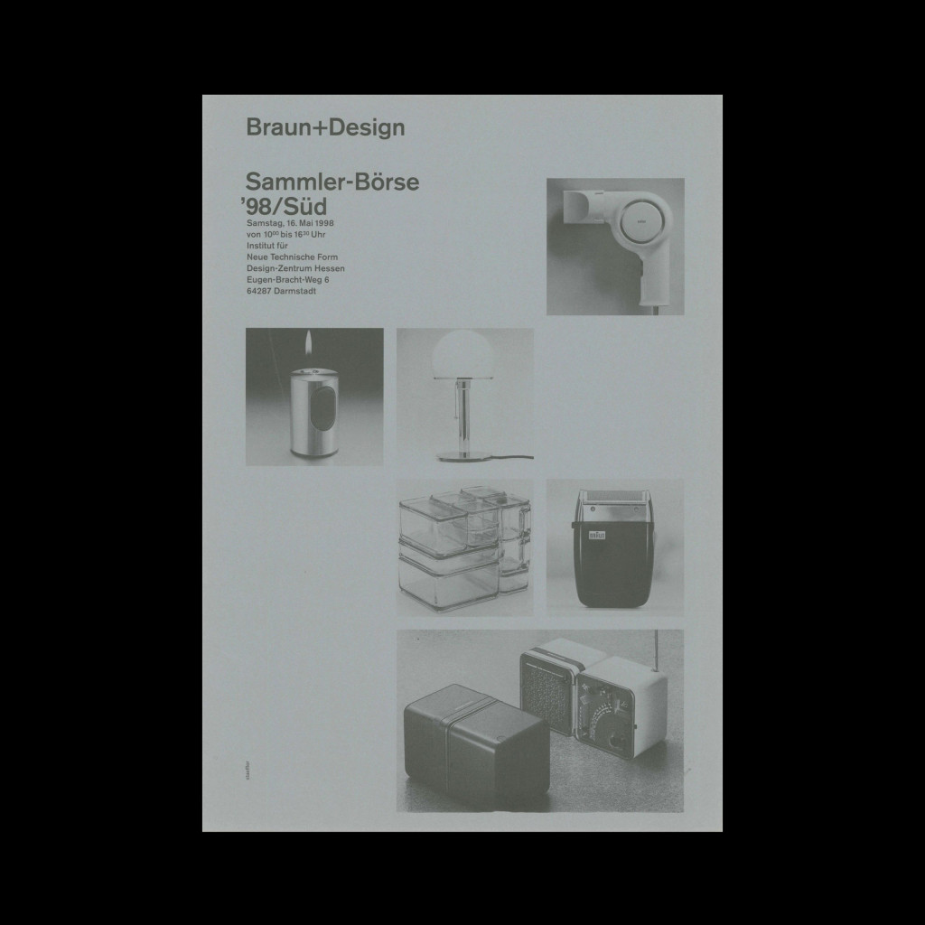 Braun+Design, SammlerBörse’ 98/Süd, 1998