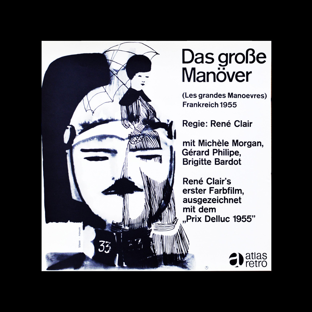 Das große Manöver, Atlas Films Poster, 1960s