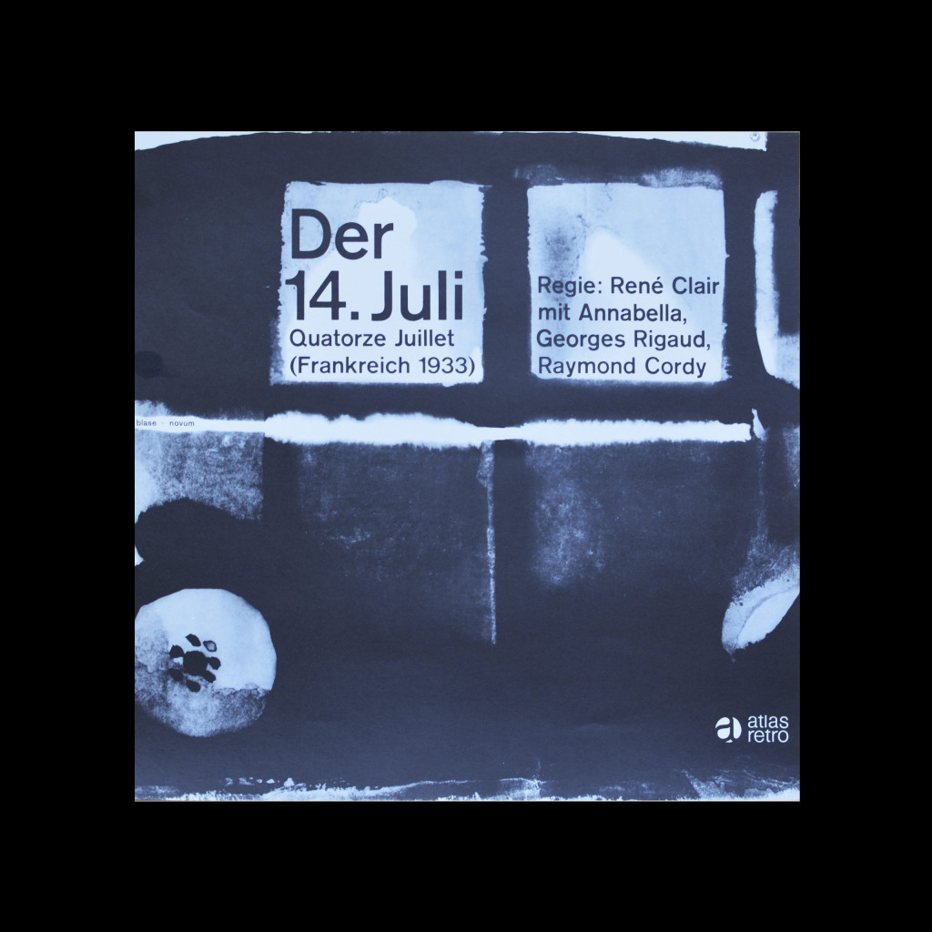 Der 14. Juli, Atlas Films Poster, 1960s