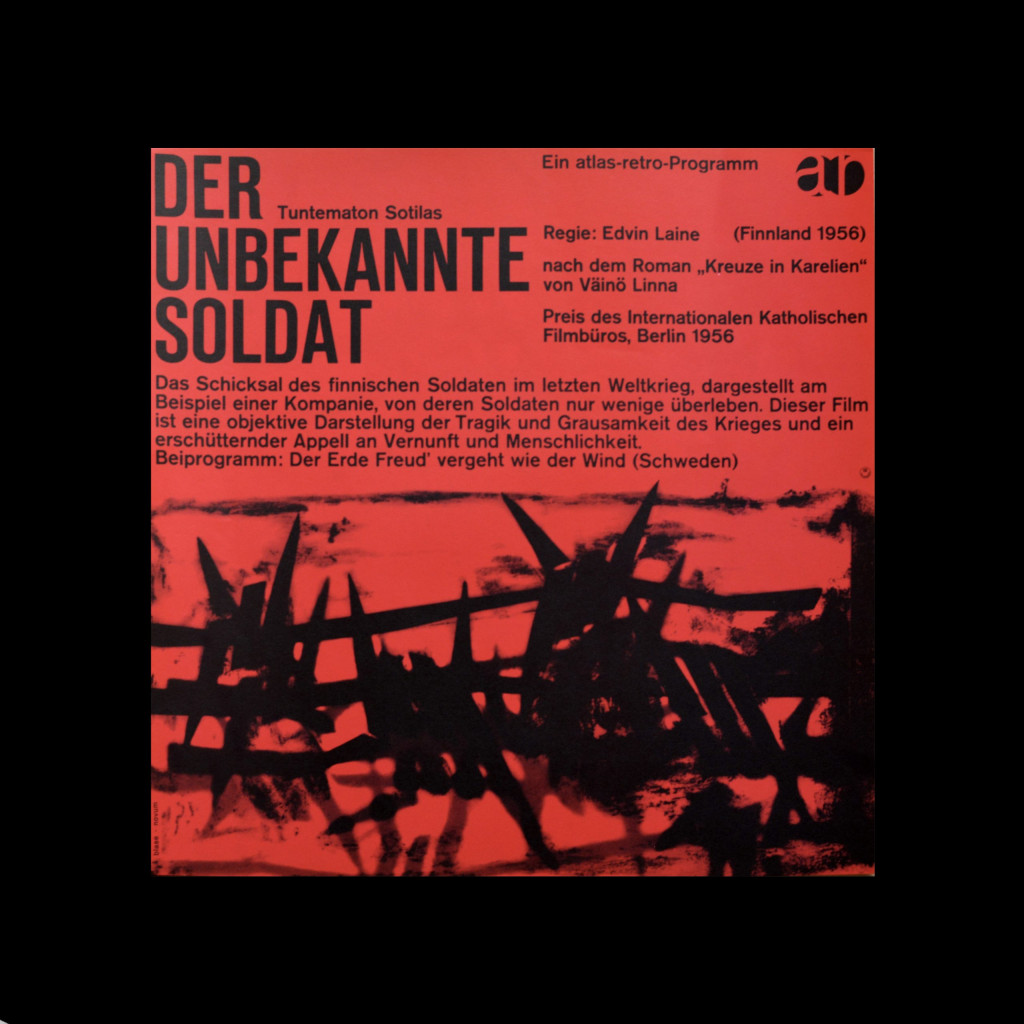 Der Unbekannte Soldat, Atlas Films Poster, 1960s