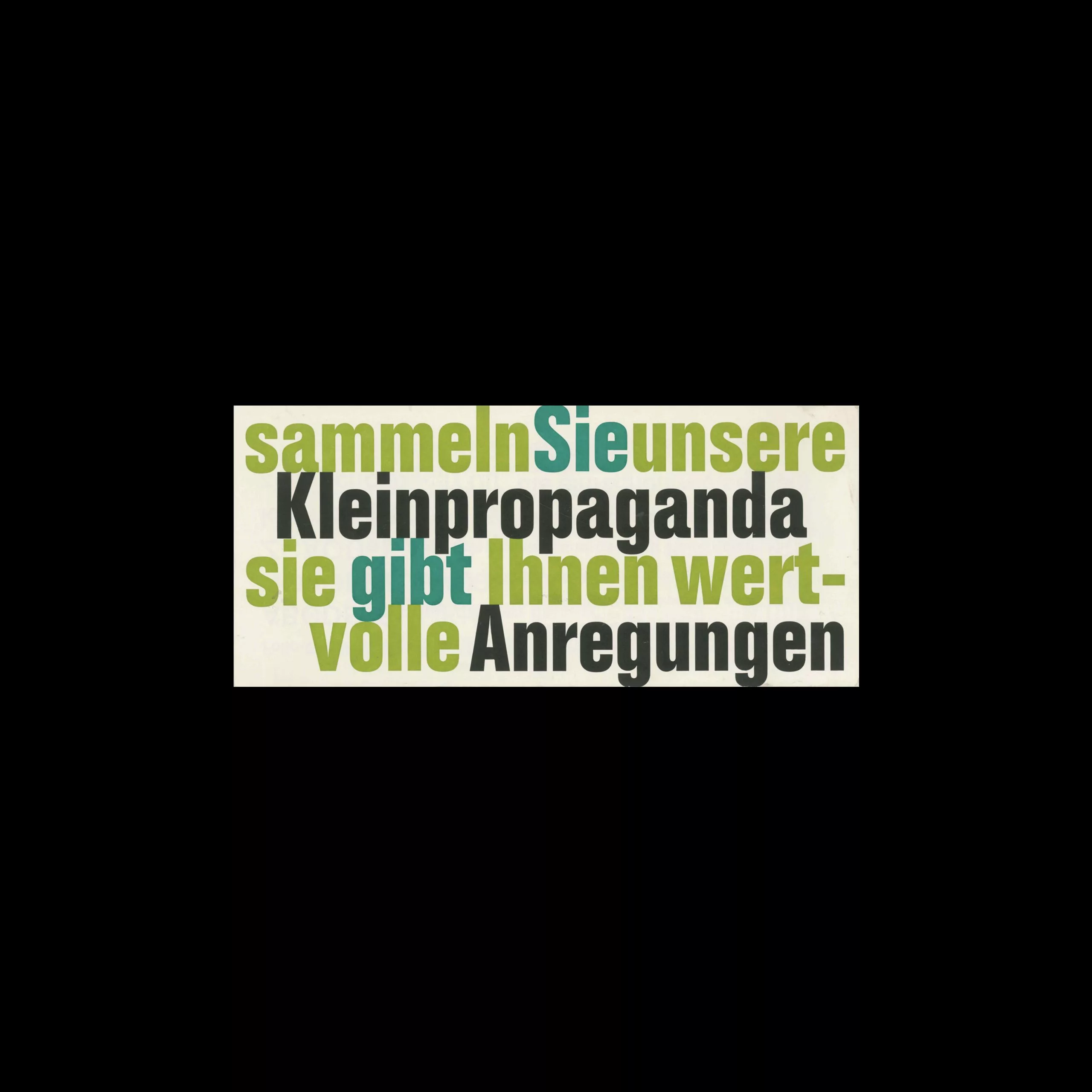 Die Folio, Bauersche Giesserei, Type Specimen, 1965 