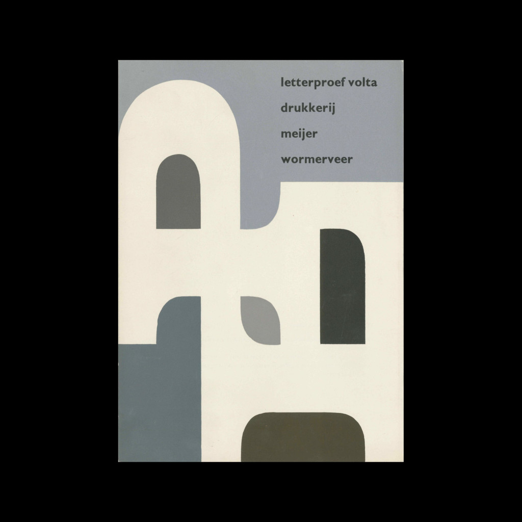 Letterproef Volta, Drukkerij Meijer Wormerveer, 1963