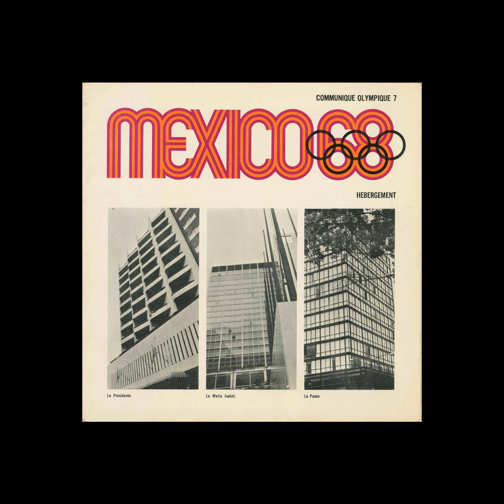 1968年 メキシコオリンピック報告書 Mexico-1968-Communique-