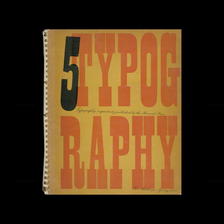 Typography 5, Shenval Press, Spring 1938
