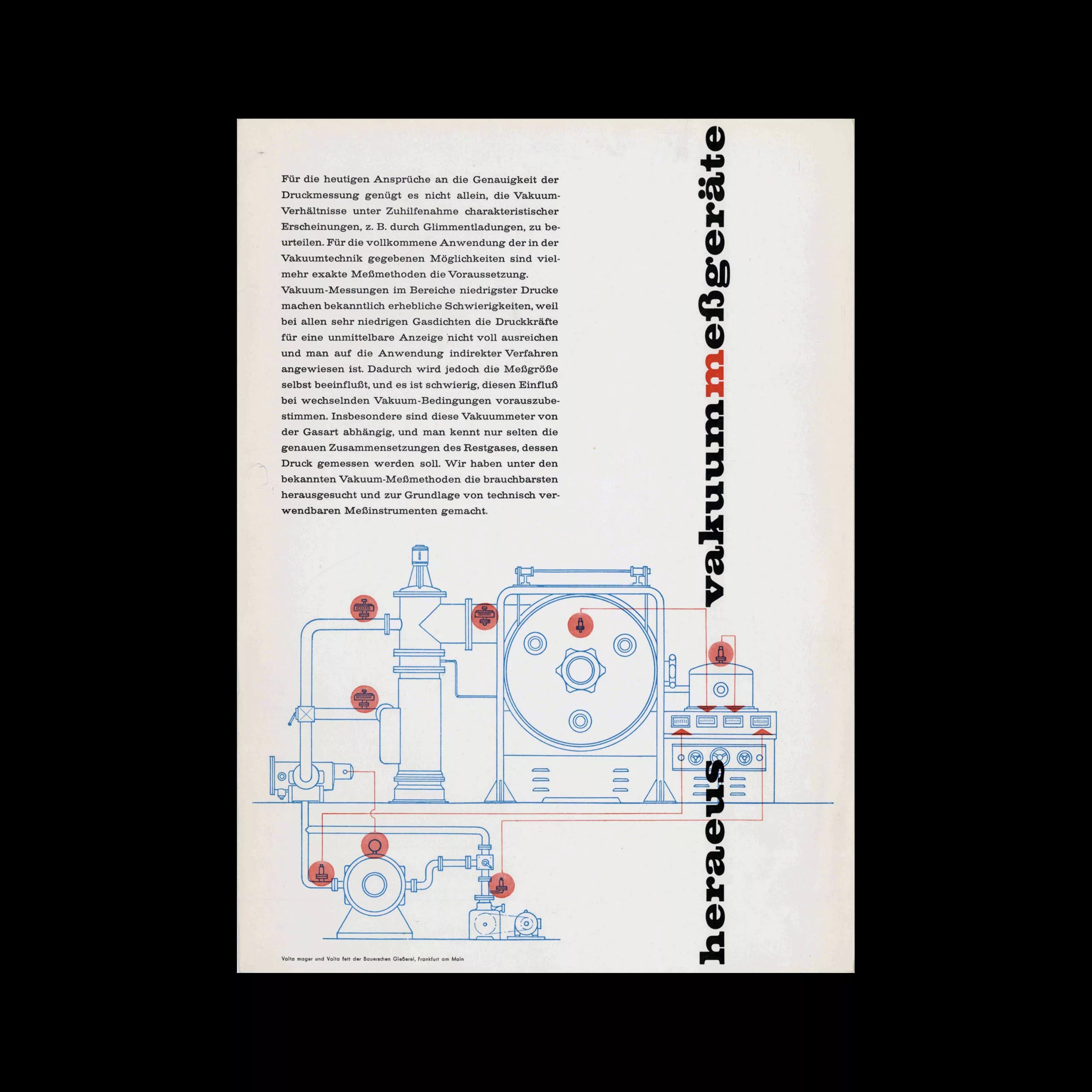 Volta, Bauersche Giesserei, Frankfurt am Main, Type Specimen Sample