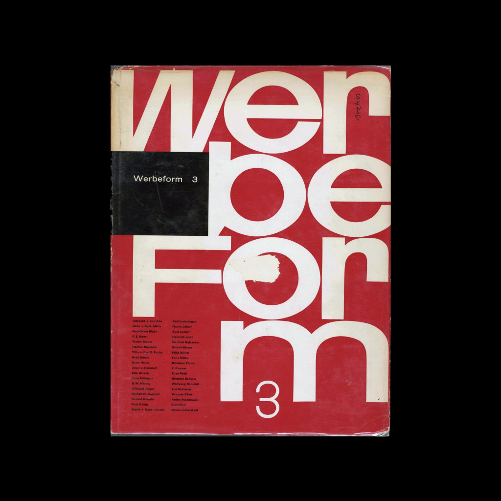 Werbeform 3, Annual Review Of Advertising And Design, 1959