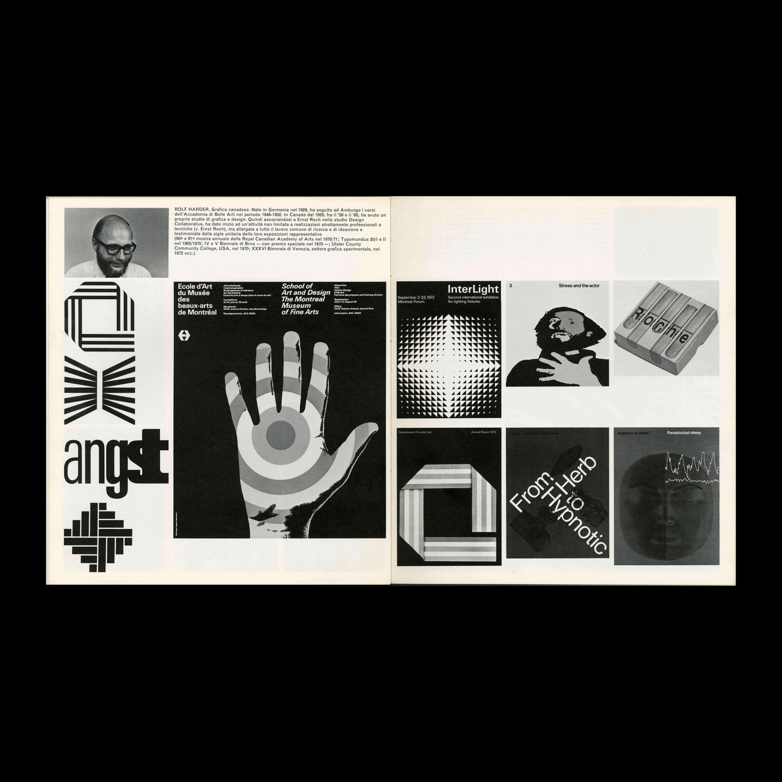 107 grafici dell’ AGI - Alliance Graphique Internationale, 1974 - Rolf Harder