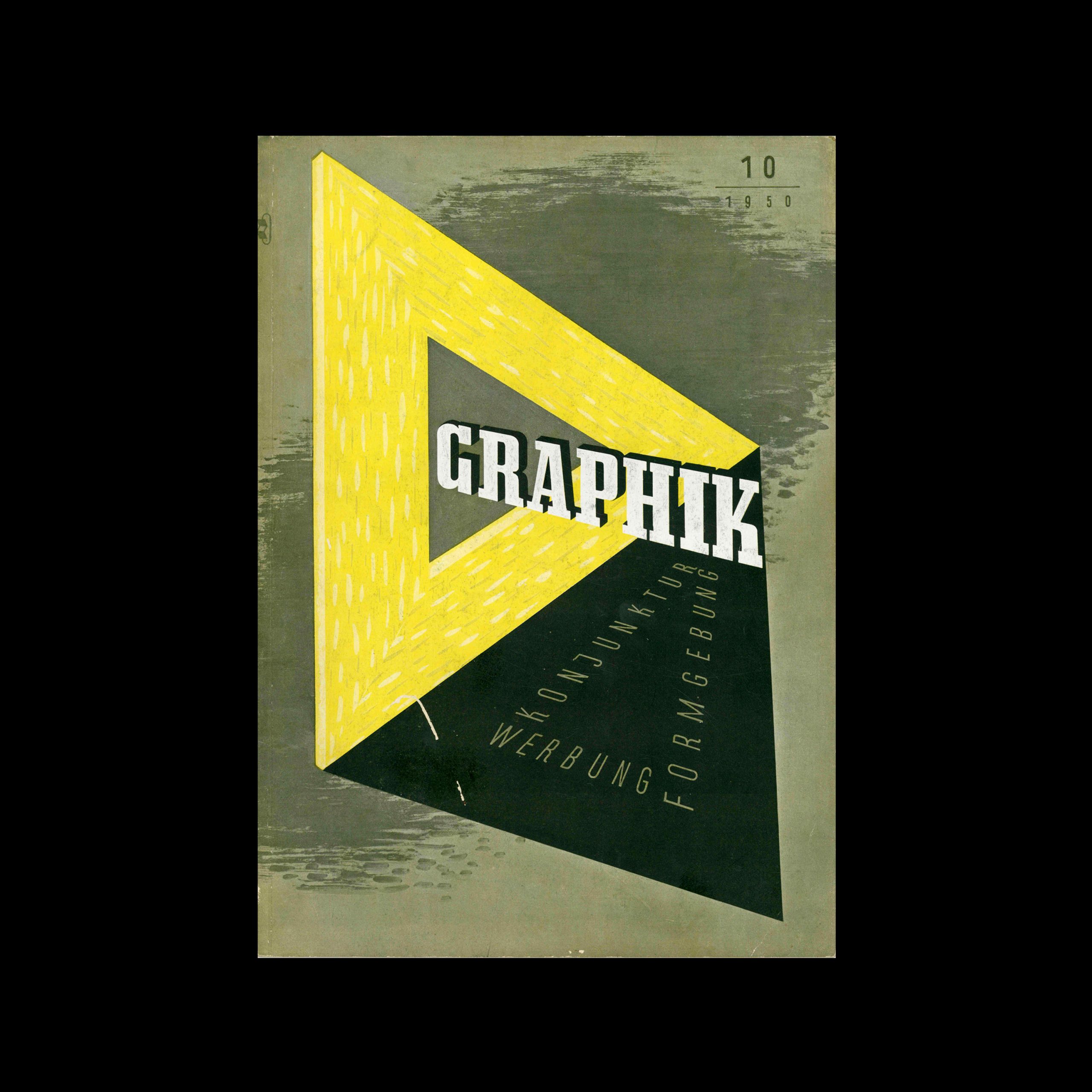 Graphik – Werbung + Formgebung, 10, 1950