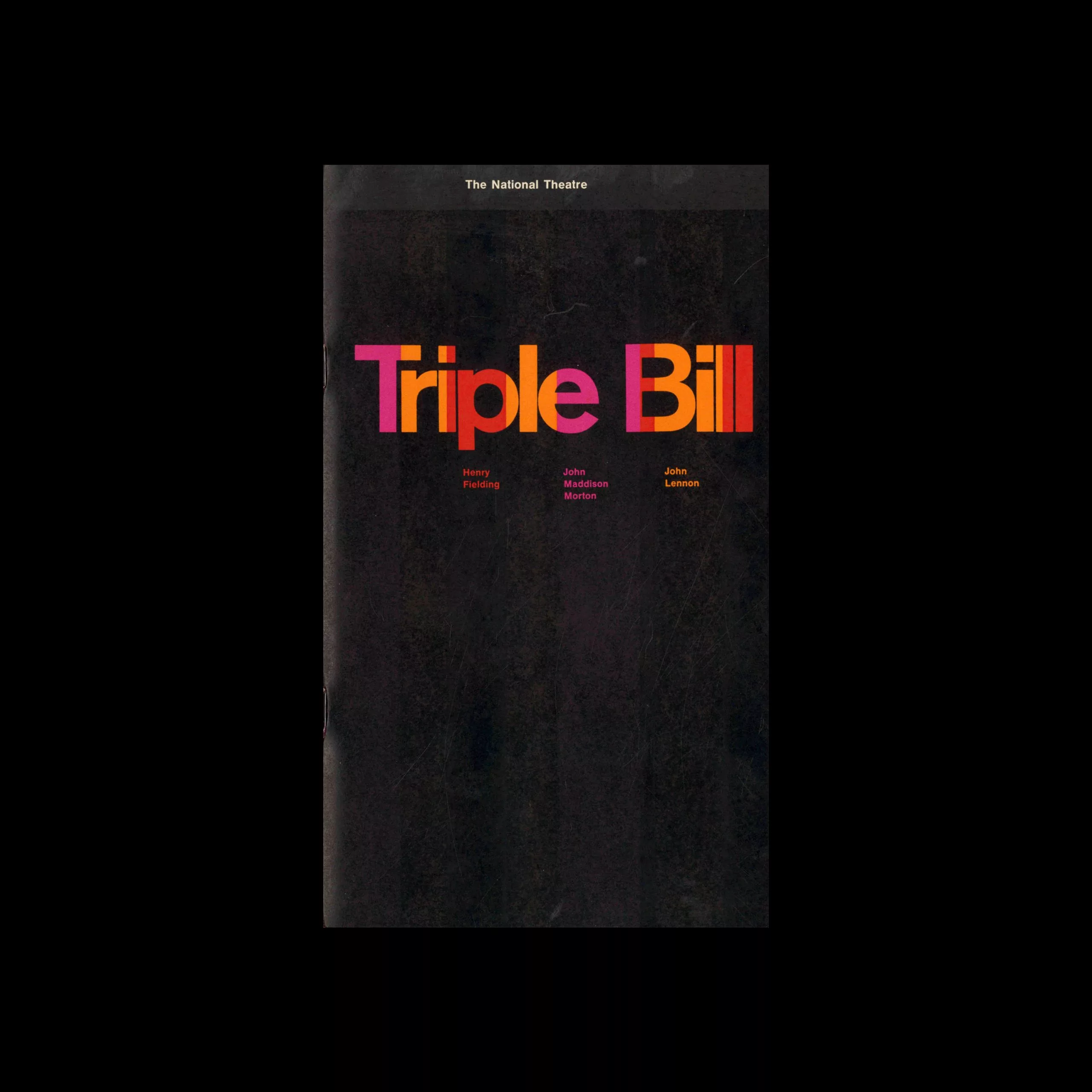 Triple Bill, The National Theatre, London, 1968. Designed by Ken Briggs and Susan Channells