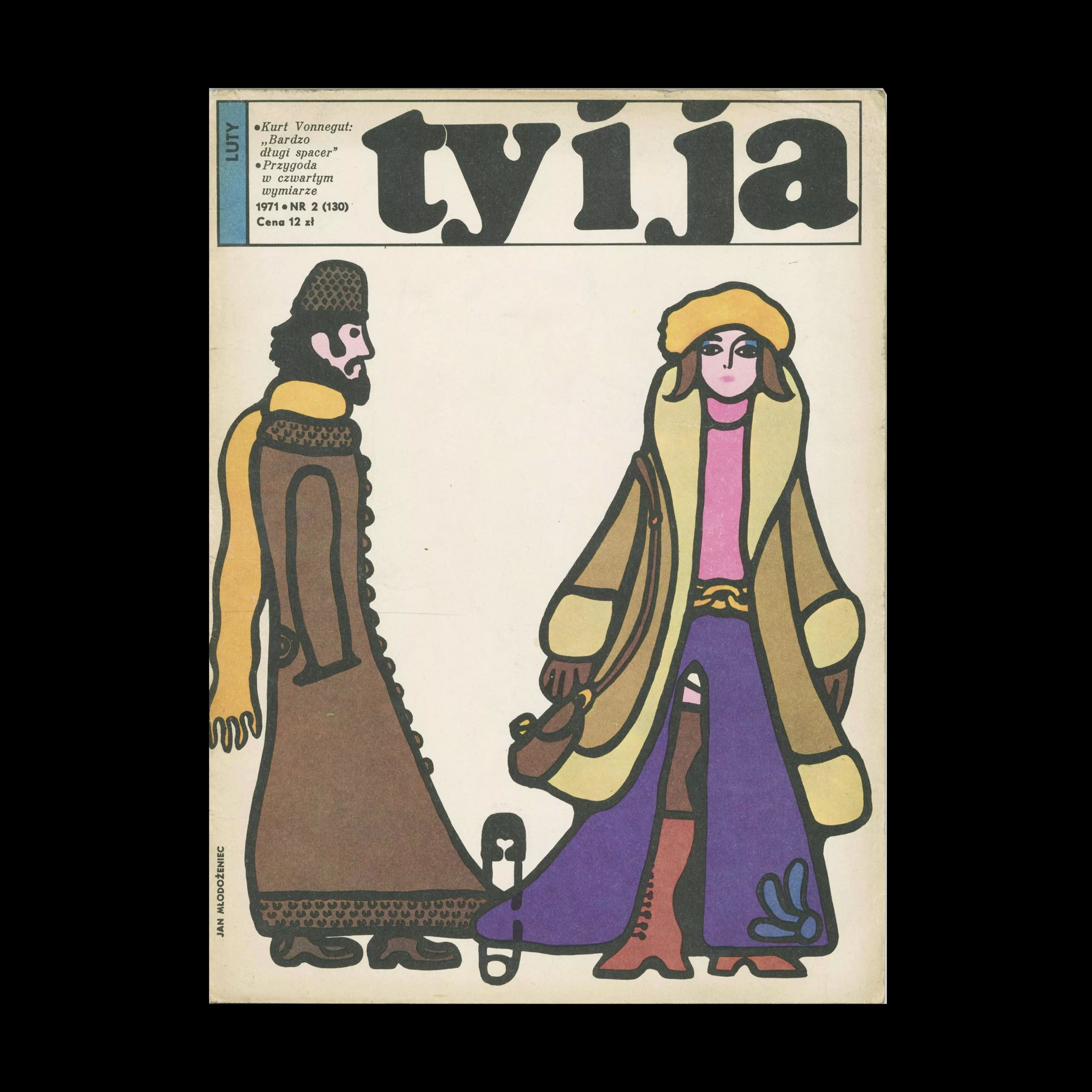 Ty i Ja, 130, 1971 - 2. Cover design by Jan Młodożeniec
