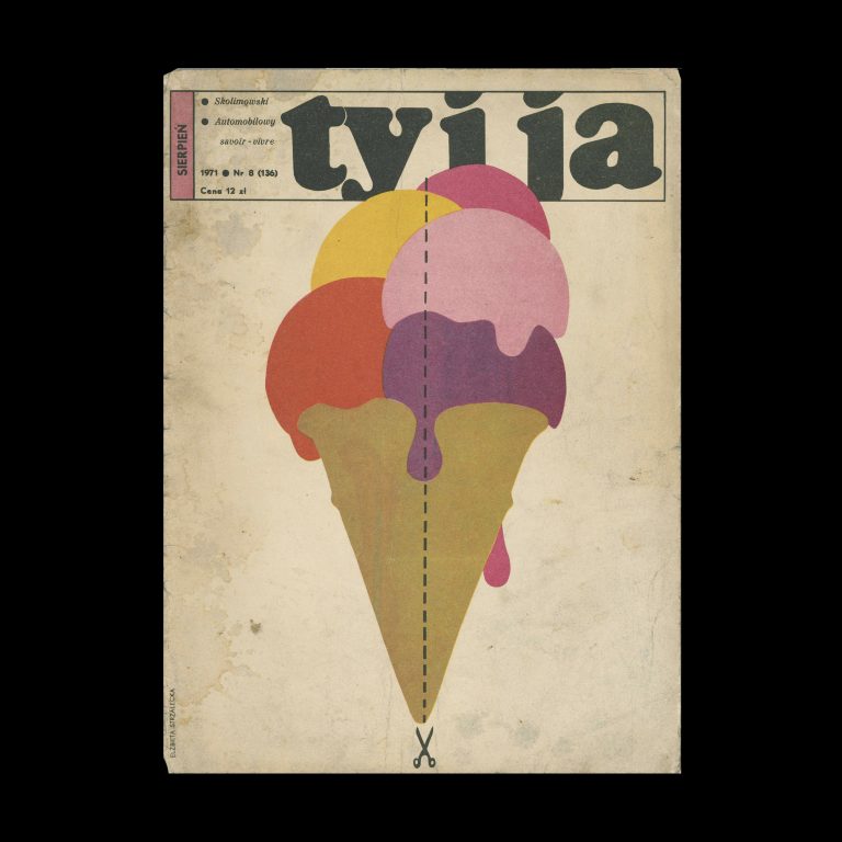 Ty i Ja, 136, 1971 - 8. Cover design by Elżbieta Strzałecka