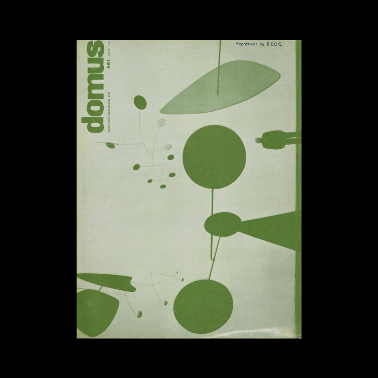 Domus 461, April 1968 Cover artwork by Alexander Calder