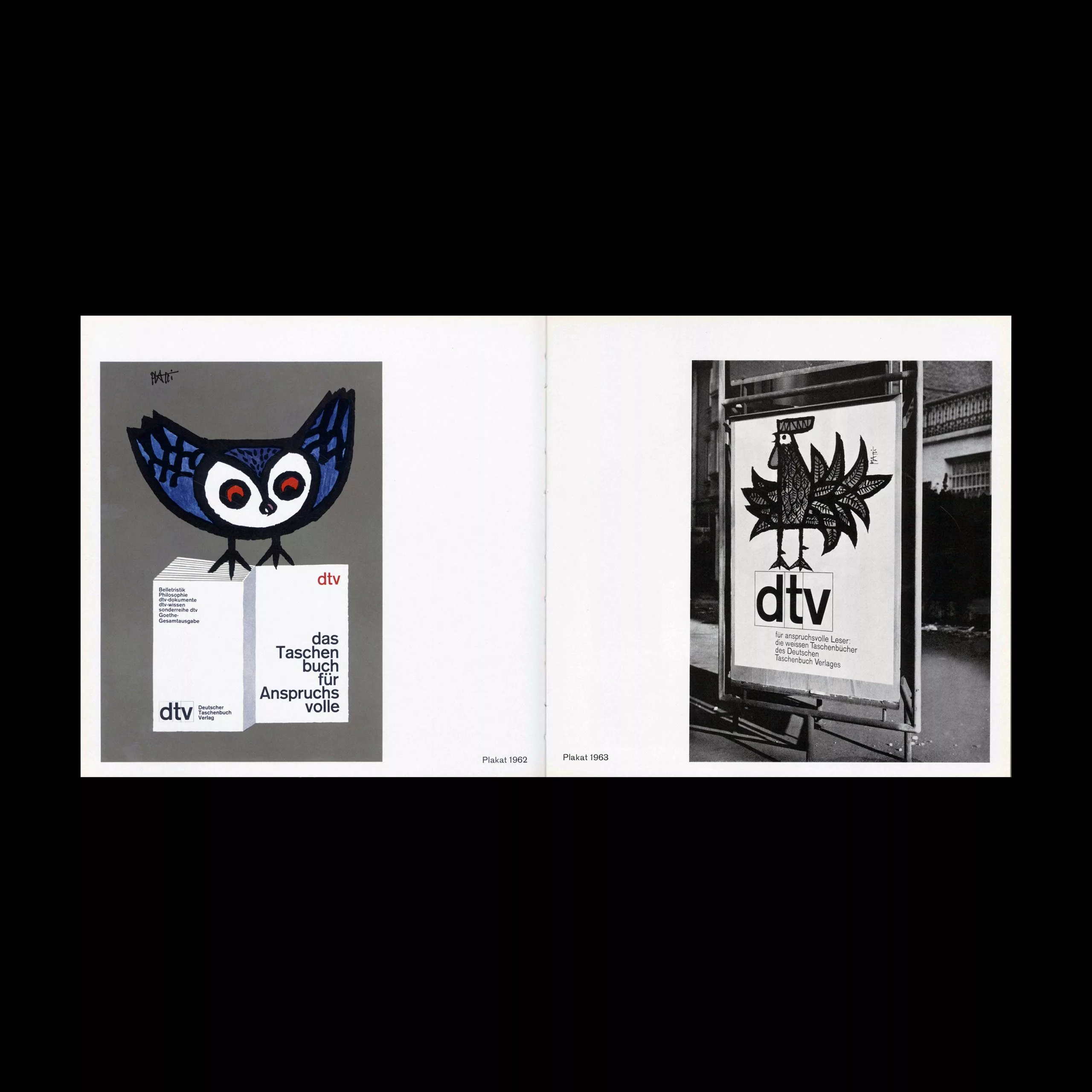 Das dtv-Taschenbuch und die Akzidenz–Grotesk von Berthold, Heinz Friedrich, 1966 - Celestino Piatti