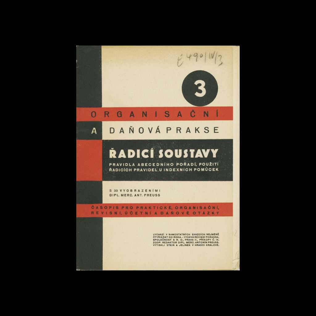 Řadící soustavy. Lístkové soustavy, 1928