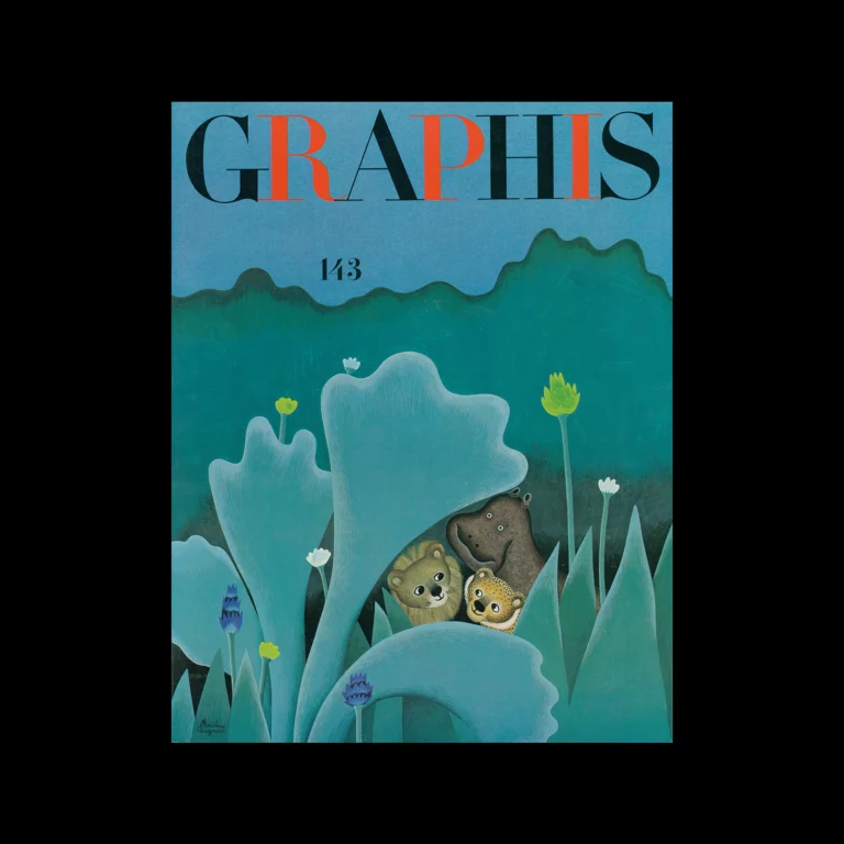 Graphis 143, 1969. Cover design by Christine Chagnoux