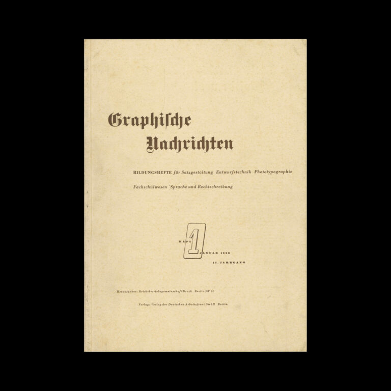 Graphische Nachrichten, Vol 15, January 1936