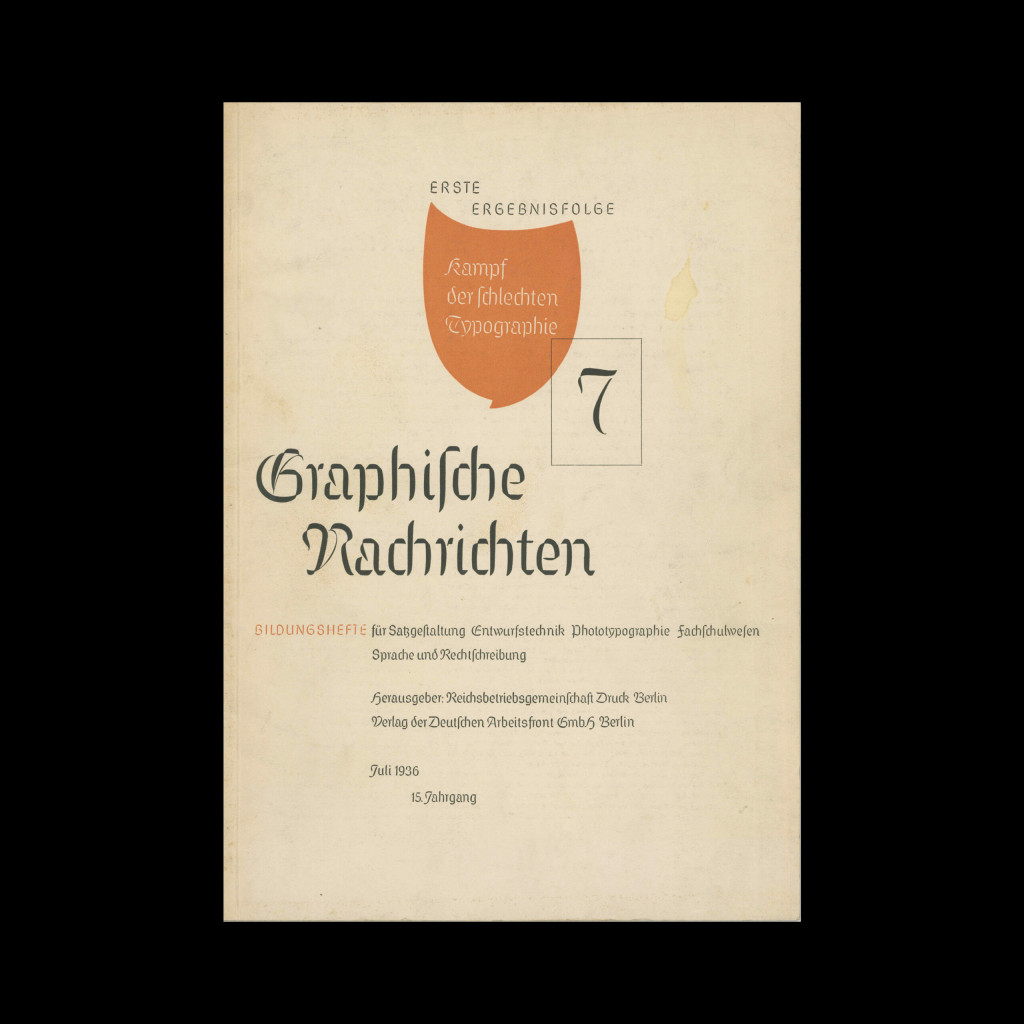Graphische Nachrichten, Vol 15, July 1936